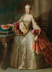 Porträt von Maria Anna von Pfalz-Sulzbach 1722-1790, Prinzessin von Bayern