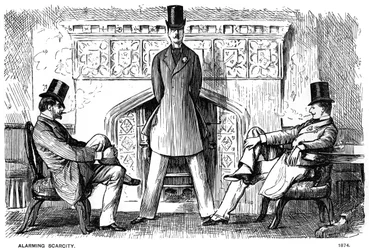 Beunruhigende Knappheit, 1874-1891