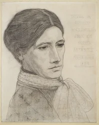 Porträt der Mutter des Künstlers