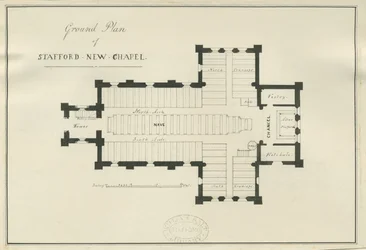 Stafford - Grundriss der Christ Church