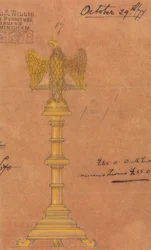 Entwürfe für Jones und Willis, Metall- und Holzarbeiter und Kirchenmöbelhersteller aus Birmingham und London