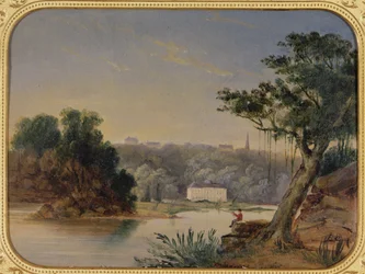 Dan Coopers Haus, Sydney Harbour, 19. Jahrhundert