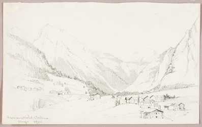 Von unserem Hotel, Cortina