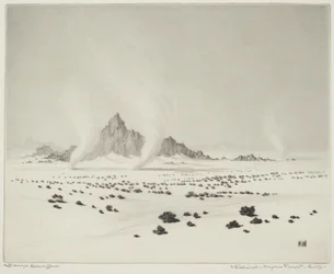 Wirbelwinde, Mojave-Wüste, Kalifornien (Nr. 3)