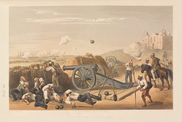 Schwerer Tag in den Batterien?, 1857