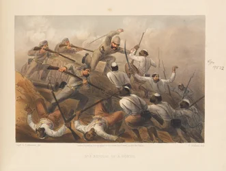 Abwehr eines Ausfalls, 1857