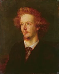 Porträt von Algernon Charles Swinburne, 1867