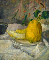 Melone und Zitrone