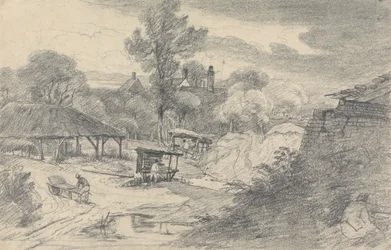 Eine Kalkgrube