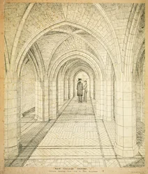 New College Oxford: Vorgeschlagener Durchgang von alten zu neuen Gebäuden