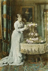 Blumenarrangement, 1878