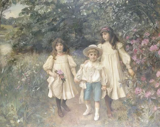Meriel, Cynthia und George (Perkins)