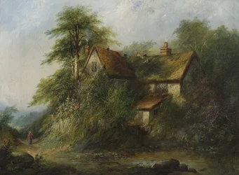 Hütte auf dem Land, 1871
