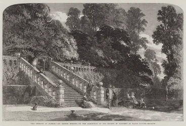 Die Terrasse in Haddon