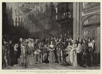 Die Taufe von H R H The Prince of Wales in der St. George
