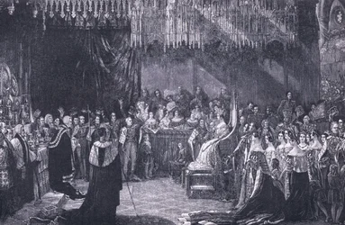 Die Krönung von Königin Victoria 1838