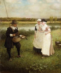 Isaac Walton und die Milchmädchen, 1888