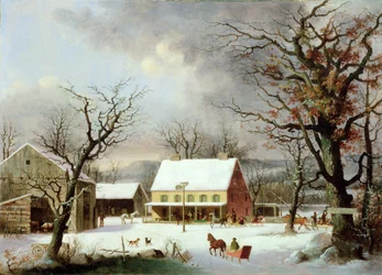 Sieben Meilen nach Farmington, ca. 1853