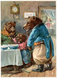 "Wer hat meinen Brei gegessen?", Illustration aus 