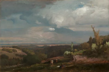 Herannahender Sturm von den Albaner Bergen