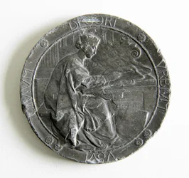 Medaille des Royal Institute of British Architects für den Aufsatz und die maßstabsgetreue Zeichnung, 1907