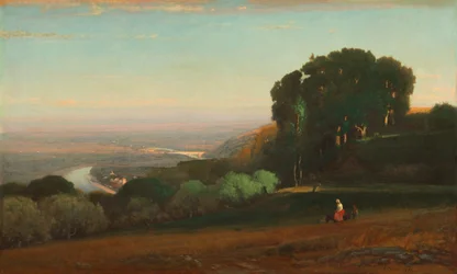 Blick auf den Tiber bei Perugia