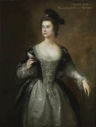 Porträt von Lady Charlotte Boyle, Baroness Clifford und Marchioness of Hartington, ca. 1748-56