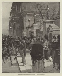 Krankheit von Prinz George von Wales, Besucher im Marlborough House