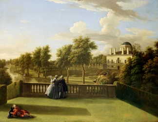 Blick von der Kaskadenterrasse, Chiswick