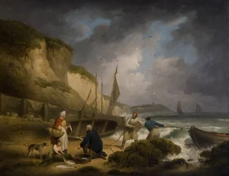 Fischverkauf, ca. 1799