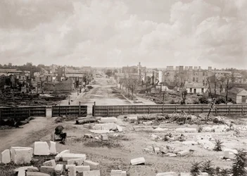Columbia, South Carolina, USA nach dem Brand von 1865