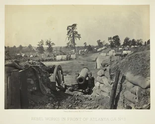 Rebellenwerke vor Atlanta, GA, Nr. 3, 1864