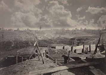 Rebellenwerke vor Atlanta, Georgia Nr. 5, 1860er Jahre