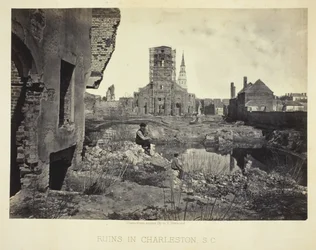 Ruinen in Charleston, S.C., 1865-66