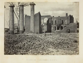 Ruinen in Columbia, S.C., Nr. 2, 1865