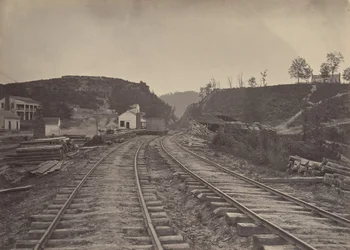 Der Allatoona-Pass nach Norden, Georgia