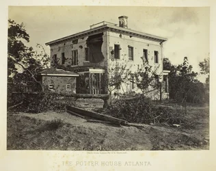 Das Potter-Haus Atlanta, 1864
