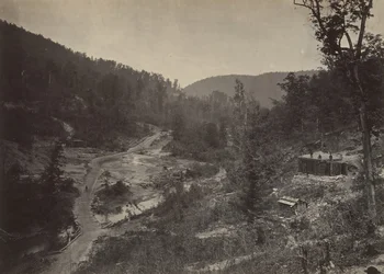 Whiteside-Tal unterhalb der Brücke