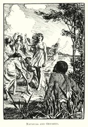 Odyssee: Nausikaa und Odysseus