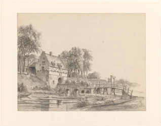 Ansicht des Tores von Schloss Buren