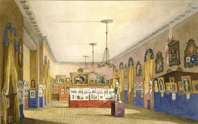 Eine Ausstellung im Alten Rathaus, Oxford, 1854