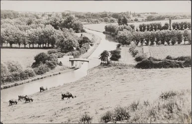 Blick auf die Globe Lane Brücke über den Grand Union Canal, 20. Jahrhundert