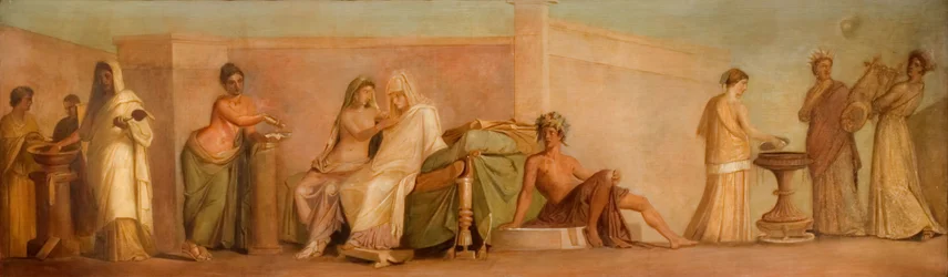 Eine Kopie der Aldobrandini-Hochzeit, 1838