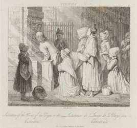 Grüßende Jungfrau, Wien, c.1821