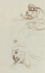 Figurenstudien [verso]