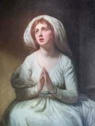 Lady Hamilton im Gebet