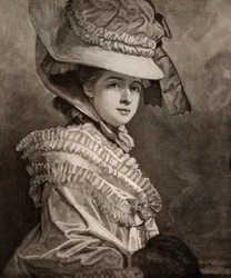Miss Cumberland, späte 18. Jahrhundert