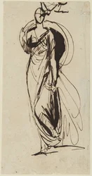 Studie für das Porträt der Viscountess Bulkeley