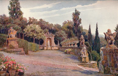 Oberer Terrasse, Villa Imperiale, Genua