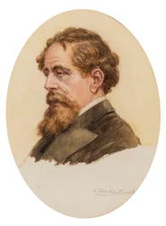 Porträt von Charles Dickens